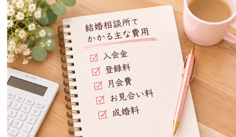 結婚相談所で発生する費用・料金
