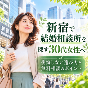 新宿で結婚相談所を探す30代女性へ